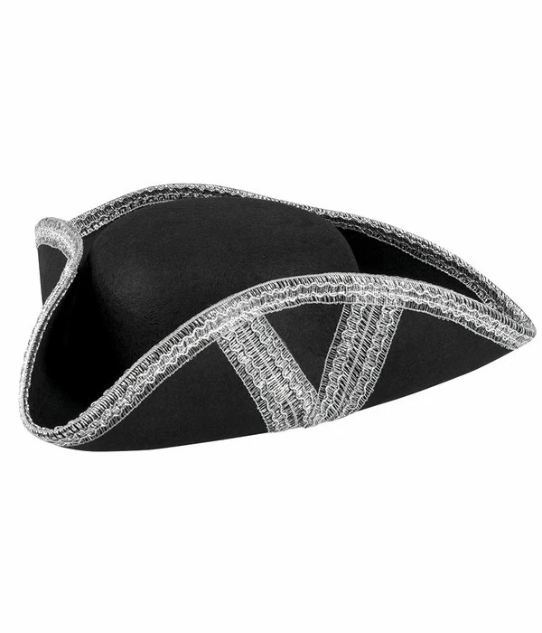 Hoed Piraat Royal Fortune Zilver 4 Hoed Piraat Royal Fortune Zilver - Afbeelding 2