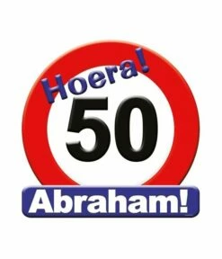 Huldeschild Abraham 50 Jaar