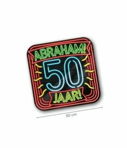 Huldeschild Neon - Abraham