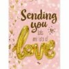 Kaart "Lots Of Love" + Love Ballon -Griezels Glans Winkel kaart lots of love love ballon