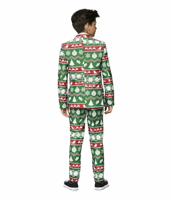 Kerstmis Kostuum Kind Groen 4 Kerstmis Kostuum Kind Groen - Afbeelding 2
