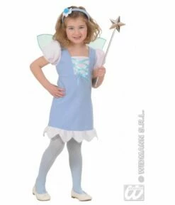 Kleine Pixie Kostuum Blauw -Griezels Glans Winkel kleine pixie kostuum blauw 1