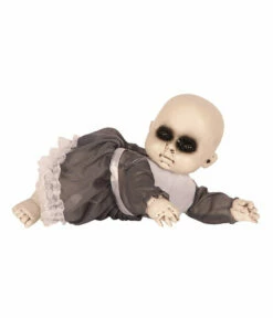 Liggende Baby Zombie Gekleed Halloween (17cm)