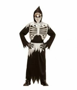 Magere Hein Halloween Kostuum Kind -Griezels Glans Winkel magere hein halloween kostuum kind 2