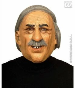 Masker Oude Man Met Haar En Snor