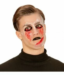 Griezels Glans Winkel -Griezels Glans Winkel masker transparant bloedende ogen 1