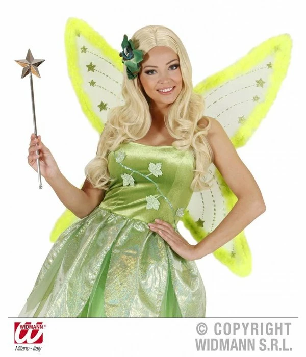 Maxi Vleugel Glittergroen Met Marabou 4 Maxi Vleugel Glittergroen Met Marabou - Afbeelding 2