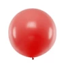 Mega Ballon Pastel Rood 100cm -Griezels Glans Winkel mega ballon pastel rood 100cm