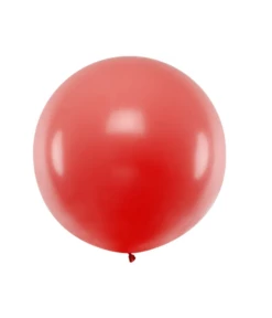 Mega Ballon Pastel Rood 100cm