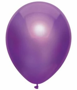 Metallic Paarse Ballonnen 100 Stuks