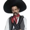 Mexicaanse Bandito Sombrero -Griezels Glans Winkel mexicaanse bandito sombrero
