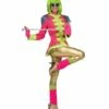 Neon Beatles Jas Dames Roze -Griezels Glans Winkel neon beatles jas dames roze