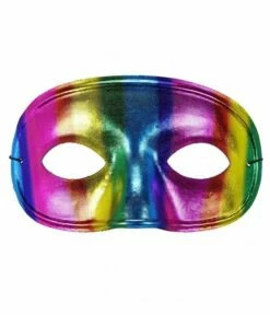Oogmasker Regenboog Metallic