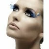 Oogwimpers Blauw Met Veertjes -Griezels Glans Winkel oogwimpers blauw met veertjes