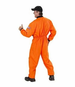Oranje Astronauten Pak Neil Heren -Griezels Glans Winkel oranje astronauten pak neil heren 1