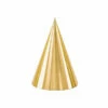 Party Hoedjes Goud 6 Stuks -Griezels Glans Winkel party hoedjes goud 6 stuks