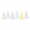 Partyhoedjes Pastel Print Mix (6st) 1 Partyhoedjes Pastel Print Mix (6st) -Griezels Glans Winkel partyhoedjes pastel print mix 6st