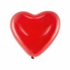 Pastel Ballonnen Hart Rood 40cm (6st) -Griezels Glans Winkel pastel ballonnen hart rood 40cm 6st
