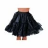 Petticoat Middel Lang Zwart Luxe -Griezels Glans Winkel petticoat middel lang zwart luxe