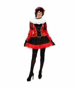 Pieten Jurkje Met Petticoat Rood