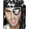 Piraat Ooglap Doodshoofd -Griezels Glans Winkel piraat ooglap doodshoofd