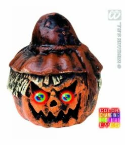 Pompoen Vogelverschrikker Met Licht