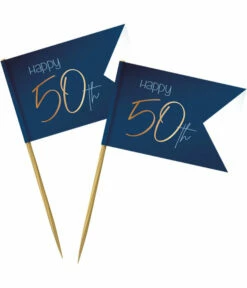 Prikkers 50 Jaar Elegant True Blue (36st)