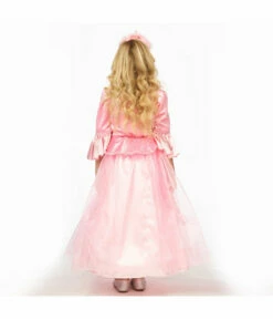 Prinsessenjurk Camille Roze Premium -Griezels Glans Winkel prinsessenjurk camille roze premium 2