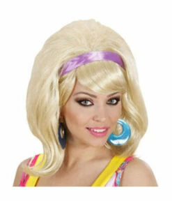 Pruik 60's Modieus Blond