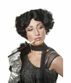 Pruik Charleston Peggy Zwart