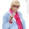 Pruik Met Snor En Bril 60's Blond -Griezels Glans Winkel pruik met snor en bril 60s blond