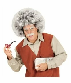 Pruik Oude Man - Wetenschapper -Griezels Glans Winkel pruik oude man wetenschapper 2