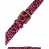 Riem Panter Roze -Griezels Glans Winkel riem panter roze