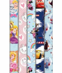 Rol Cadeaupapier Frozen II Disney Blauw -Griezels Glans Winkel rol cadeaupapier frozen ii disney blauw 1