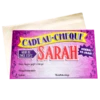 Sarah Cadeau Cheque -Griezels Glans Winkel sarah cadeau cheque