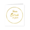 Sarah Verjaardagskaart Goud/Wit -Griezels Glans Winkel sarah verjaardagskaart goud wit