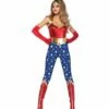 Sensational Super Hero Outfit Dames -Griezels Glans Winkel sensational super hero outfit dames