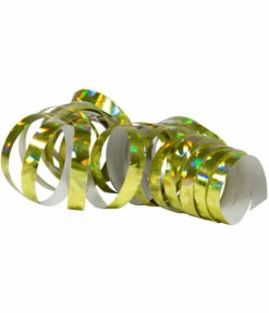 Serpentines Holografisch Goud -Griezels Glans Winkel serpentines holografisch goud 1
