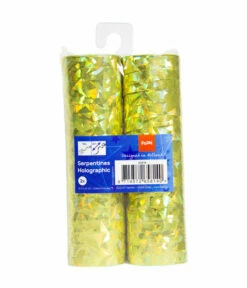 Serpentines Holografisch Goud -Griezels Glans Winkel serpentines holografisch goud 2