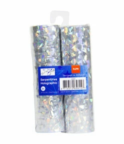 Serpentines Holografisch Zilver -Griezels Glans Winkel serpentines holografisch zilver 2