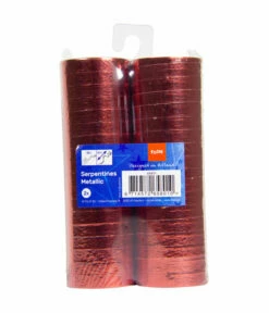 Serpentines Metallic Rood -Griezels Glans Winkel serpentines metallic rood 2