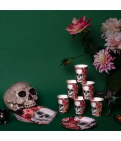 Servetten Day Of The Dead (20st) -Griezels Glans Winkel servetten day of the dead 20st 2