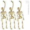 Skeletjes 15cm (3st) 2 Skeletjes 15cm (3st) -Griezels Glans Winkel skeletjes 15cm 3st