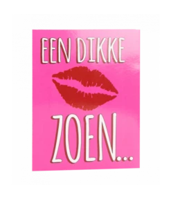 Surprise Card - Een Dikke Zoen
