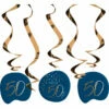 Swirls 50 Jaar Elegant True Blue (5st) -Griezels Glans Winkel swirls 50 jaar elegant true blue 5st