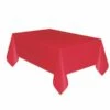 Tafelkleed Rood - 140x274cm -Griezels Glans Winkel tafelkleed rood 140x274cm