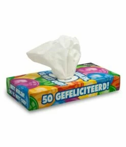 Tissuebox 50 Jaar