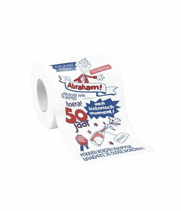 Toiletpapier Bedrukt Abraham 3 Toiletpapier Bedrukt Abraham