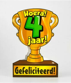 Trofee Kaart - 4 Jaar