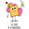Verjaardagskaart 'Een Toast Op Je Verjaardag' -Griezels Glans Winkel verjaardagskaart een toast op je verjaardag